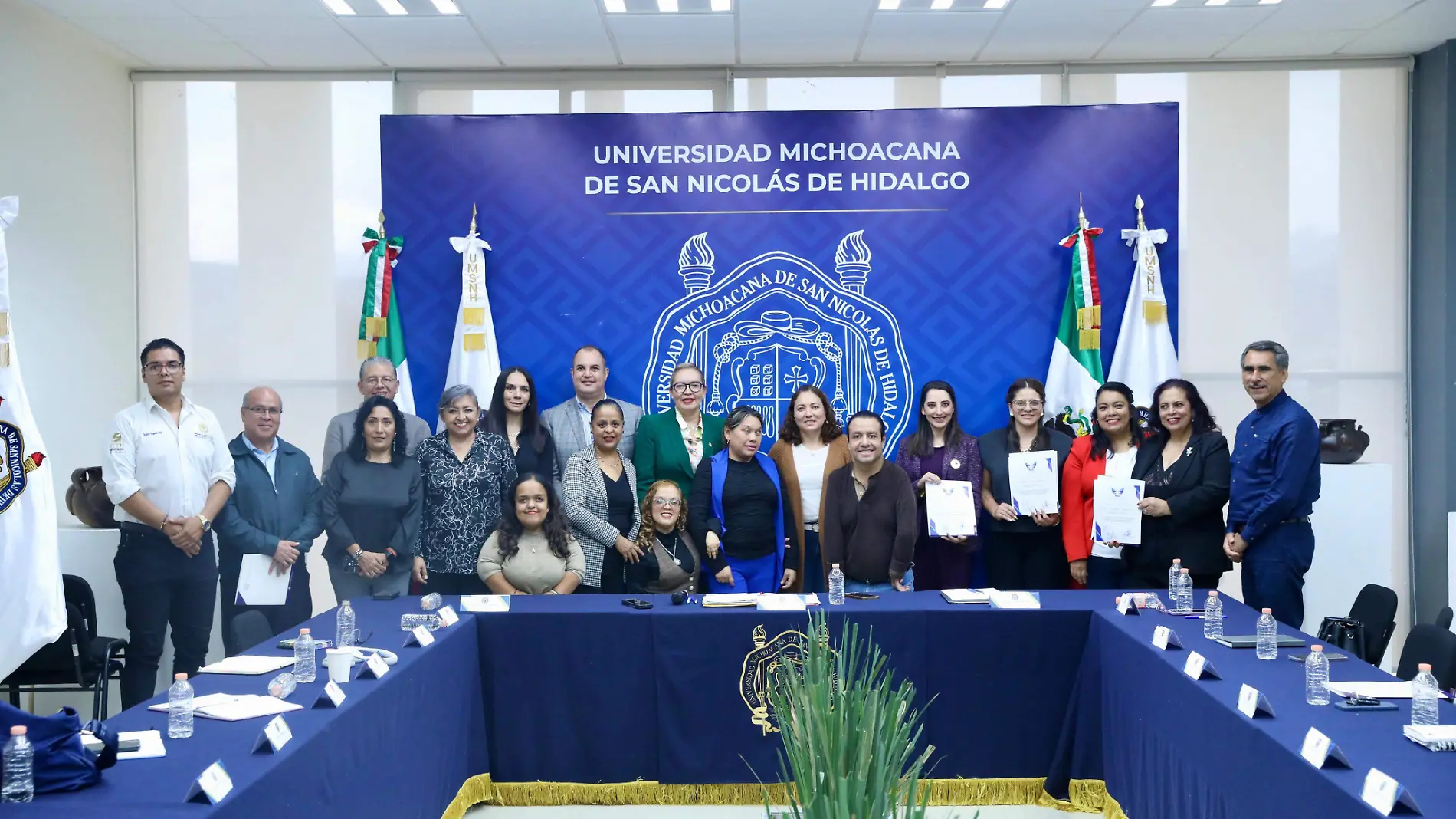 Encuentro de la UMSNH y la CEDH